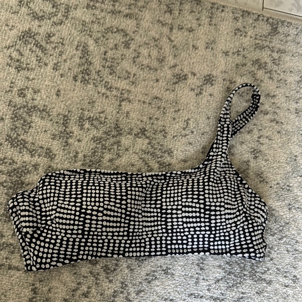 Aerie Black and White Patterned Top
